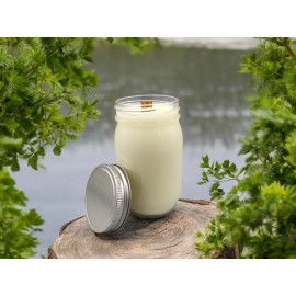 Leah's Lite Wood Wick * 16oz * ISLAND SPA * YANKEE TYPE * scented * Leah's Lite Candle