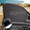 4Pcs Magnetic Car Side Window Sun Shade Curtain UV Block