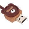 Cartoon USB Flash Drive Brown Bear Standard USB2.0 Plug and