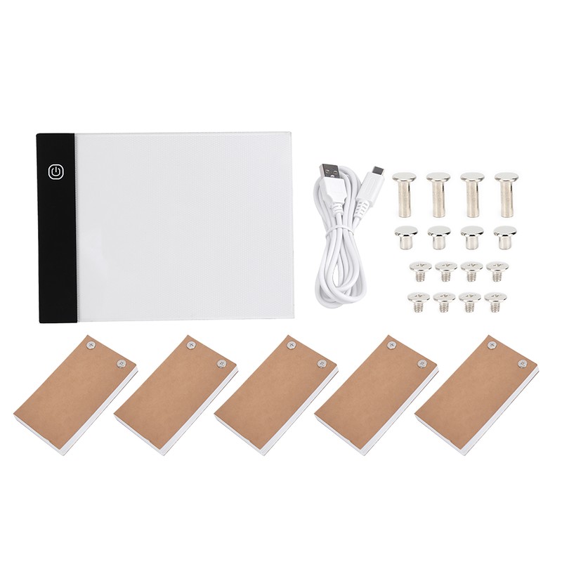 Hand Drawing LED Board Ultra Thin A6 Children USB Flip