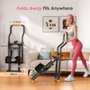 Folding Stair Stepper for Home, Vertical Cardio Climbing, Black