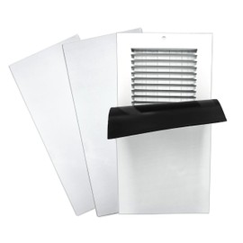 MODERN WAVE - Extra Thick Magnetic Air Vent Covers for Ceiling/Wall/Floor 3-Pack (7.75" x 15.5")