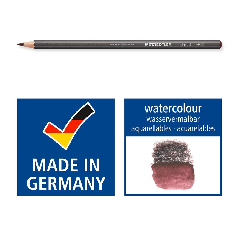 Staedtler Design Journey 14610T C12 Watercolour Pencils (Pack of 12)