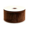 Brown Velvet Wired Ribbon 3" x 10 Yards Christmas Wreath