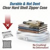 Clear Hard Shell Zipper Case,Diaper Bag Organizer Pouches Set