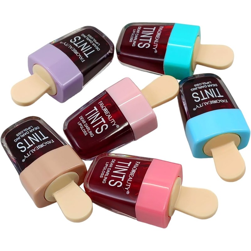 Tintas Para Labios En Forma De Paleta 12 Unidades Rosa