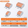 RVBOATPAT 59pcs Lever Wire Connectors Kit Push-In Electrical Connectors Quick