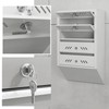 Cerraduras de seguridad para clóset con 2 llaves para archivos,