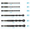 10 Piece Masonry Drill Bits for Tile Glass Ceramic Wall