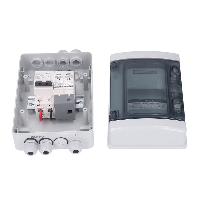 2 String PV Combiner Box IP65 Solar Disconnect Switch with