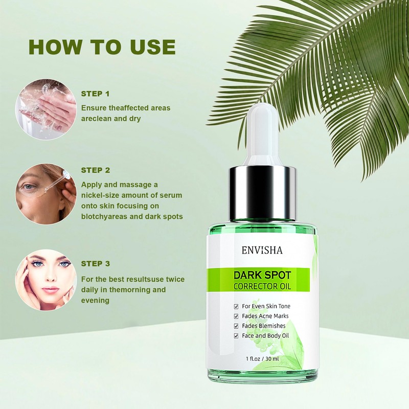 Dark Spots Serum Oil, Face Serum Oil, Light Skin Dark