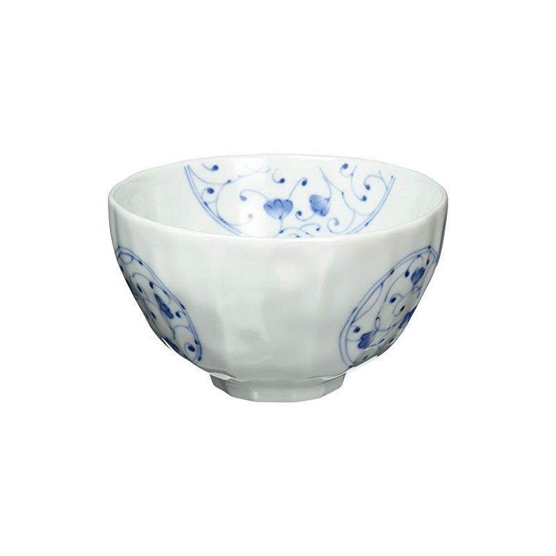 Hayashi Kinnosuke Shoten 136154 Mino Ware Rikyu Bowl, Hana-Imari