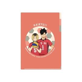 Overglad Haikyu!! A4 Pocket Clear File Otoka High School (Black Tail / Solo Claw) HKK-011