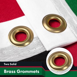 UD_G128 10 Pack: Kenya (Kenyan) Flag  3x5 feet  Printed 150D Indoor/Outdoor, Vibrant Colors, Brass Grommets, Quality Polyester,