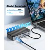 Orico Hub USB-C 10 en 1 con Carcasa SSD M.2