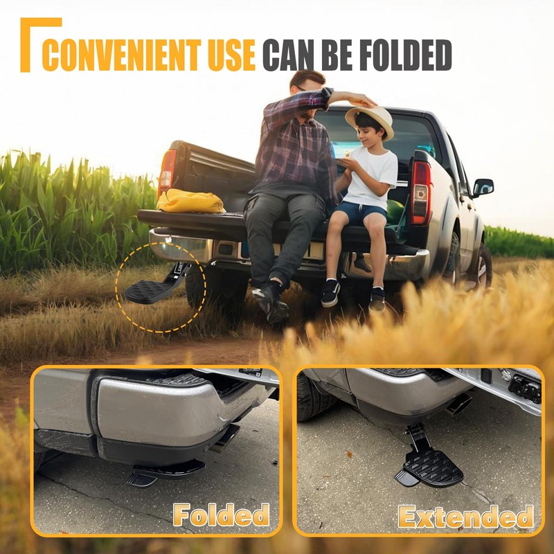 GSPSCN Tailgate Bedstep Rear Bed Step for Dodge Ram 1500