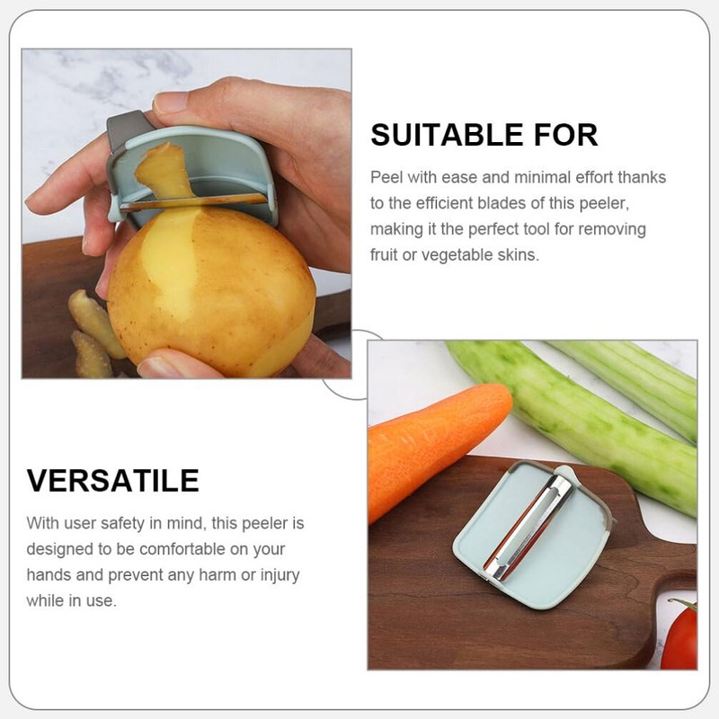 Kichvoe Vegetable Peeler Ergonomic Thumb Peeler for Effortless Fruit and