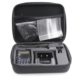 BAOFENG Radio Carrying Travel Case UV-5R All Series UV-5R UV-5RA UV-5RE UV-5RM, Protect Dual Band Two-Way Radio(Black)