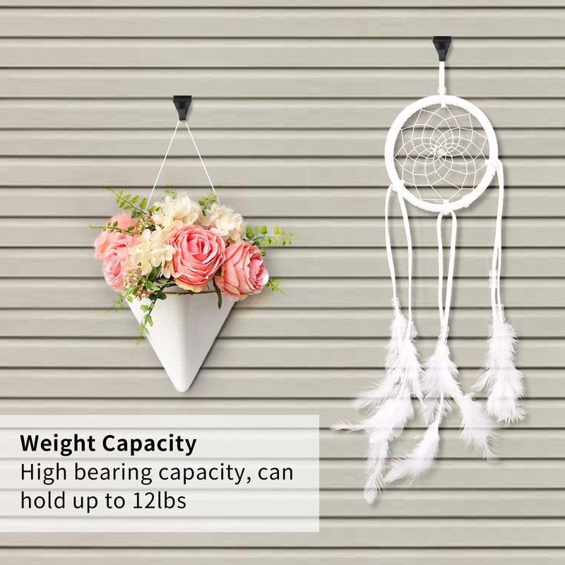 Biaungdo 12 Pcs Vinyl Siding Hooks, Heavy Duty Stainless Steel