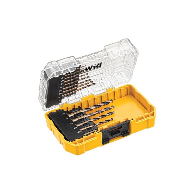 DEWALT DW1163 Juego de 13 Brocas Óxido Negro