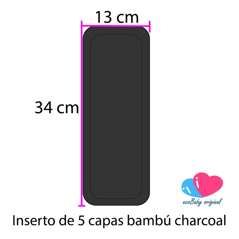 16 Pack Pañales Ecológicos Insertos Y Wetbag