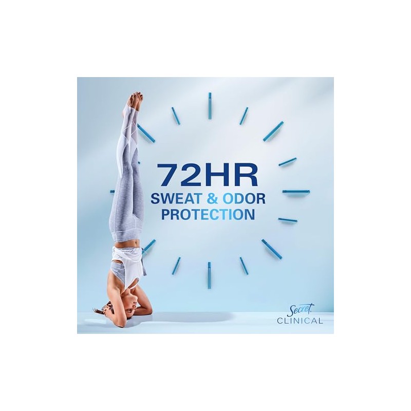 Secret Secret Clinical Strength Antiperspirant Deodorant for Women, 3X Stress