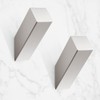 NINETREX Towel Hooks Brushed Nickel Stainless Steel 2 Pack Heavy