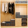 Ruucy 3 Pack Foldable Storage Box, Fabric Boxes with Handles,