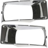 LAFORMO 2 X Headlight Bezel Chrome Compatible With 1987-2003 International