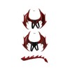 Himine Dragon Wings Props Cosplay Wing With Tail (Red)
