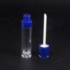25pcs Empty Plastic 6ml Round Blue Lip Gloss Tubes with