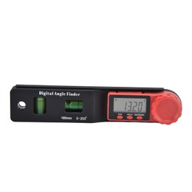 Angle Ruler Digital Display 2 in 1 Protractor 0‑200° with Bubble Level Measuring Tool