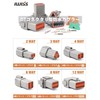 IWISS NK-94 DT Connector, Male to Female Waterproof Coupler, 2-Pole
