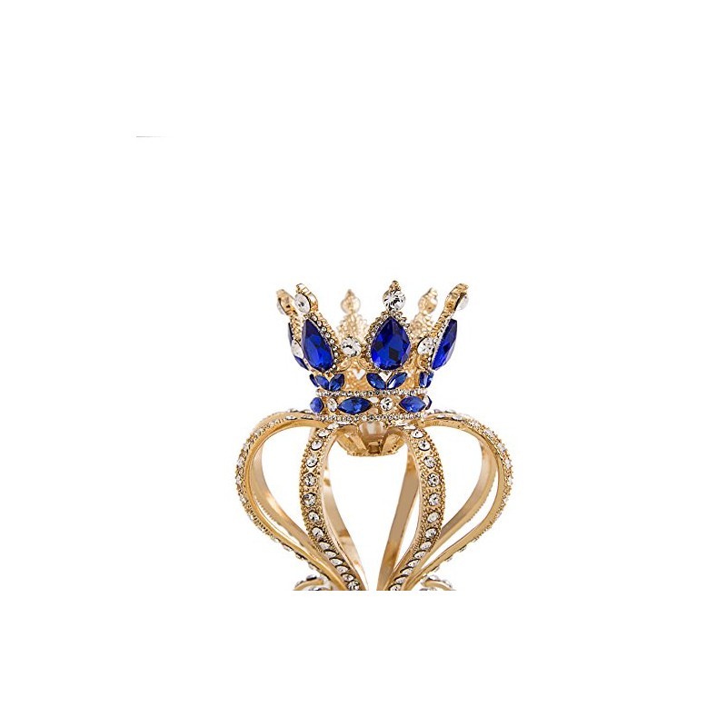 JamingHG Gold Pearl Rhinestone Scepter Festival Wand Pageant Costume Props,