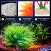 TAOMYPETS Fish Tank Decorations Aquarium Plants Plastic Artificial Décor (Light