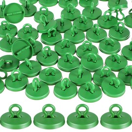 WILLBOND 80 Pieces Garland Hanging Hooks Plant Anchors for Trellis Plant Vine Trellis Anchor Wall Fixture Clips for Garland Light Decorations (Green)