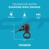 CONTEC Diamond Bing Bike Bell 22.2mm Diameter Standard Handlebar Mount