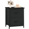 Somdot Nightstand, Small Dresser for Bedroom with 2 Drawers, Bedside