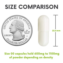 XPRS Nutra Size 00 Empty Capsules - 100 Count Empty Vegan Capsules - Capsules Express Vegetarian Empty Pill Capsules- DIY Vegetable Capsule Filling- Veggie Pill Capsules Empty Caps (White)