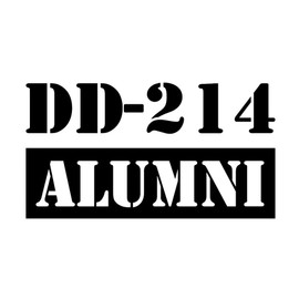 SixtyTwo24 DD 214 Alumni Sticker- 5'' Decal {Black}- Military Decal, Veteran Sticker, dd-214 Sticker, Until Valhalla, Odin, Proud Veteran, I Served Sticker, SIX791B