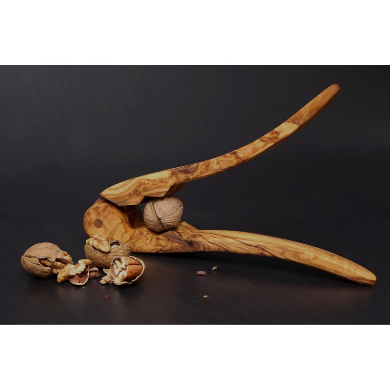 Nutcracker (Clamp Nutcracker) - Handcrafted Olive Wood Nutcracker | Unique