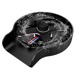 Hot and Cold Glass Rinser for Kitchen Sink, FONTOP Stainless Steel High Pressure Water Jet Glass Washer for Kitchen Sink, Temperature Adjustable Cup Washer for Bar