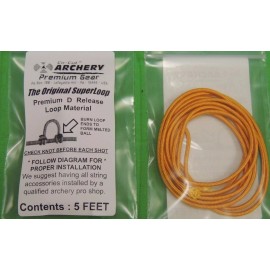 Cir-Cut Archery 5 feet GOLD SuperLoop RELEASE NOCKING NOCK D LOOP CORD Archery Bow FREE SHIPPING