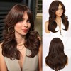 WIGER Layered Realistic Wavy Wigs for Women Natural-looking Synthetic Wigs