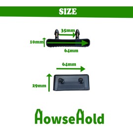Bed Slat End Caps Holders [8 Pack] Replacement Plastic Bed Slat Holders, Slat Bracket Cover for Single Double King Queen Size Beds