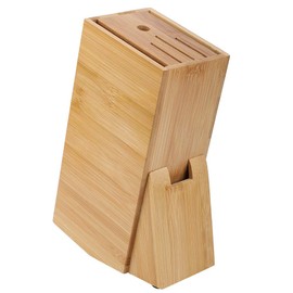 Porta Cuchillos de Cocina, Estante Multifuncional para Cuchillos con Ranuras en ángulo, Diseño Horizontal para Protección de la Hoja, Diseño Superior