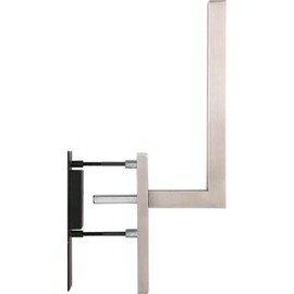 MARCHESI Hebeschiebetürgriff Garnitur Malmö, Terrassentürgriff + Muschelgriff, Edelstahl matt