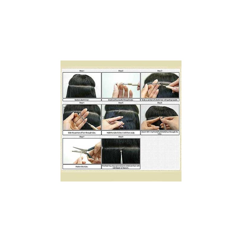 500 Silicone Ring Pliers Needle Loop Threader Brush Tool Kit