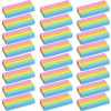 MFUOE 24 Pieces Rainbow Plastic Rubber Eraser Pencil Eraser for