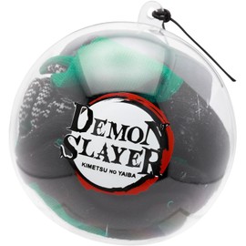 CultureFly Demon Slayer: Kimetsu No Yaiba Ornament, Sticker Decal & Tanjiro Kamado Socks Holiday Bundle - Christmas